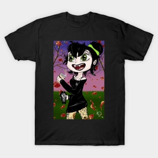 Adorable Little Gothic Vampire Crafter Witch T-Shirt